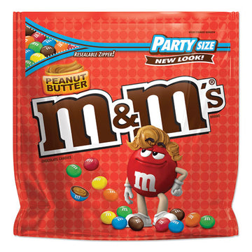 M & M's® Chocolate Candies, Peanut Butter, 38 Oz Resealable Bag freeshipping - TVN Wholesale